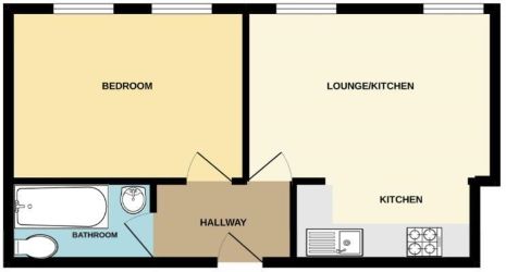 Flat 35 Burlington East Mansions, 11 Owls Road, Bournemouth, Dorset, BH5 1AT