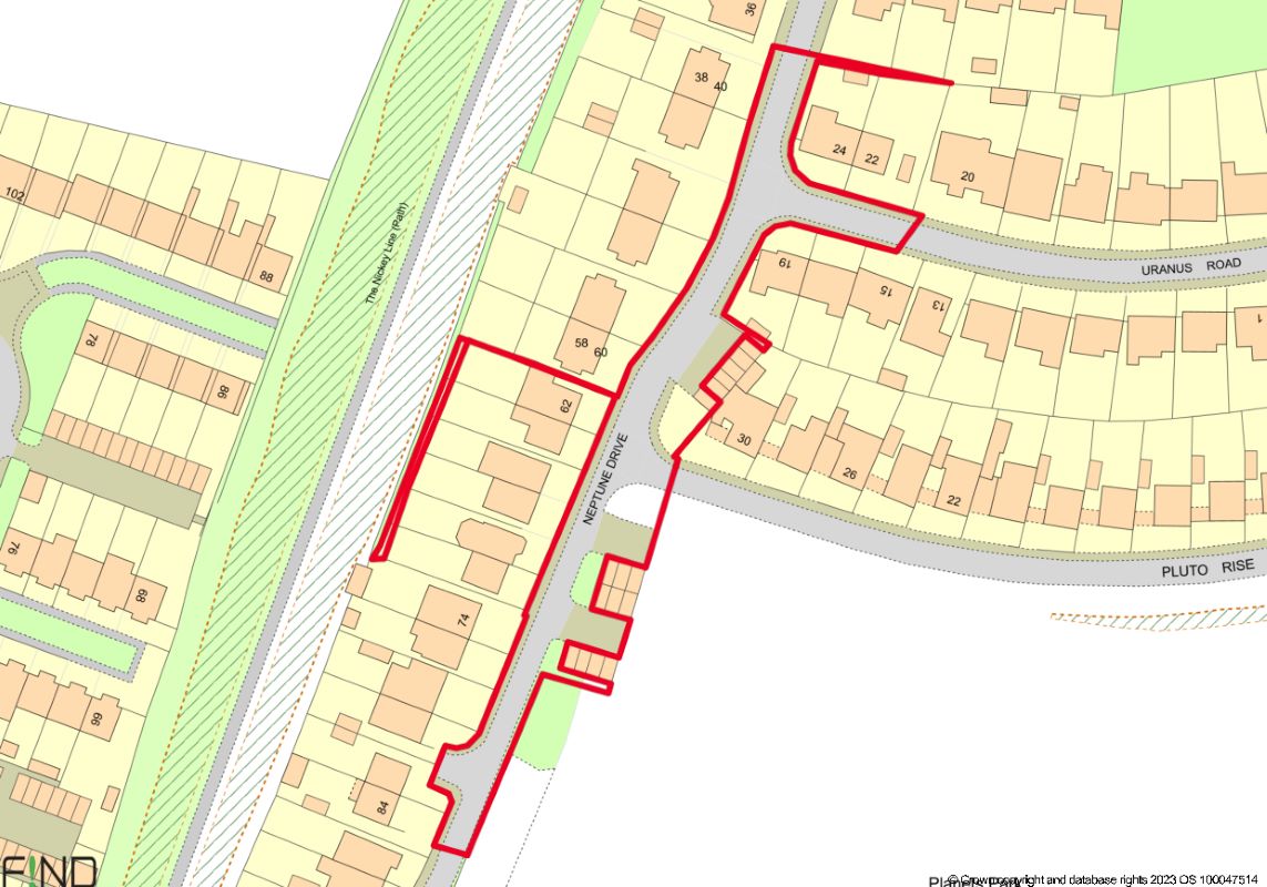 Land and Roadways at Neptune Drive, Hemel Hempstead, Hertfordshire