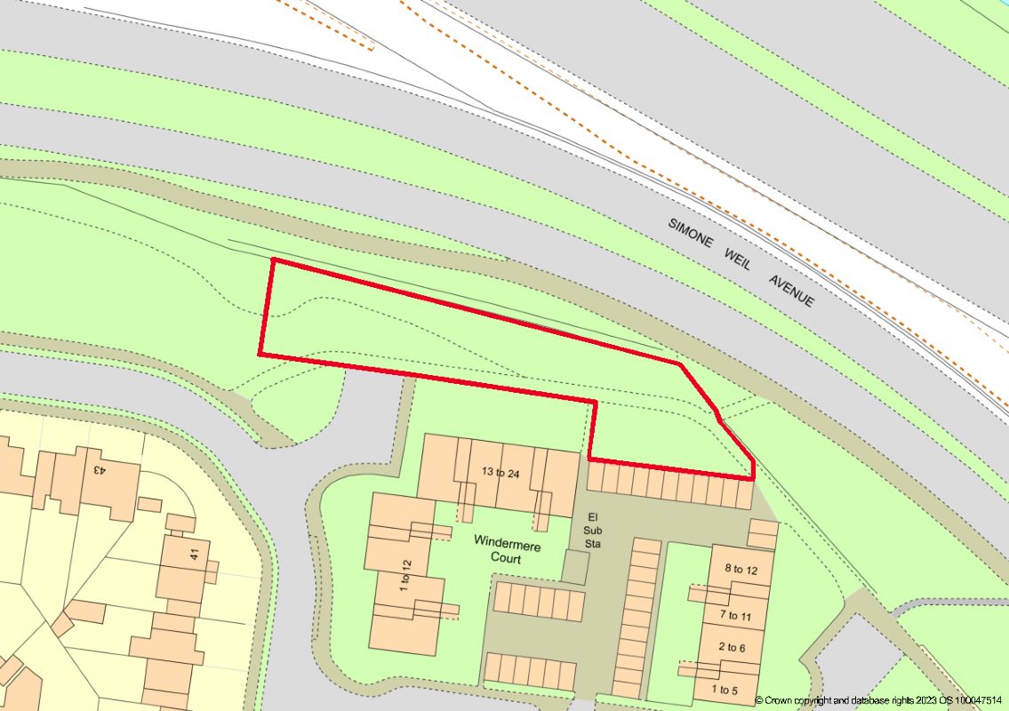 Property for Auction in London - Land to the Rear of 1 Cheviot Way, Ashford, Kent, TN24 8RF