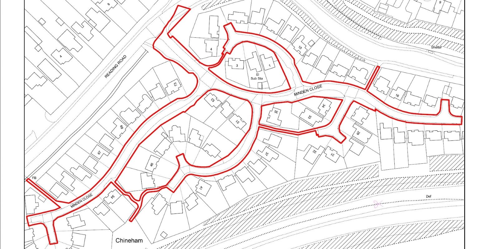 Land at Minden Close, Chineham, Basingstoke, Hampshire, RG24 8TH