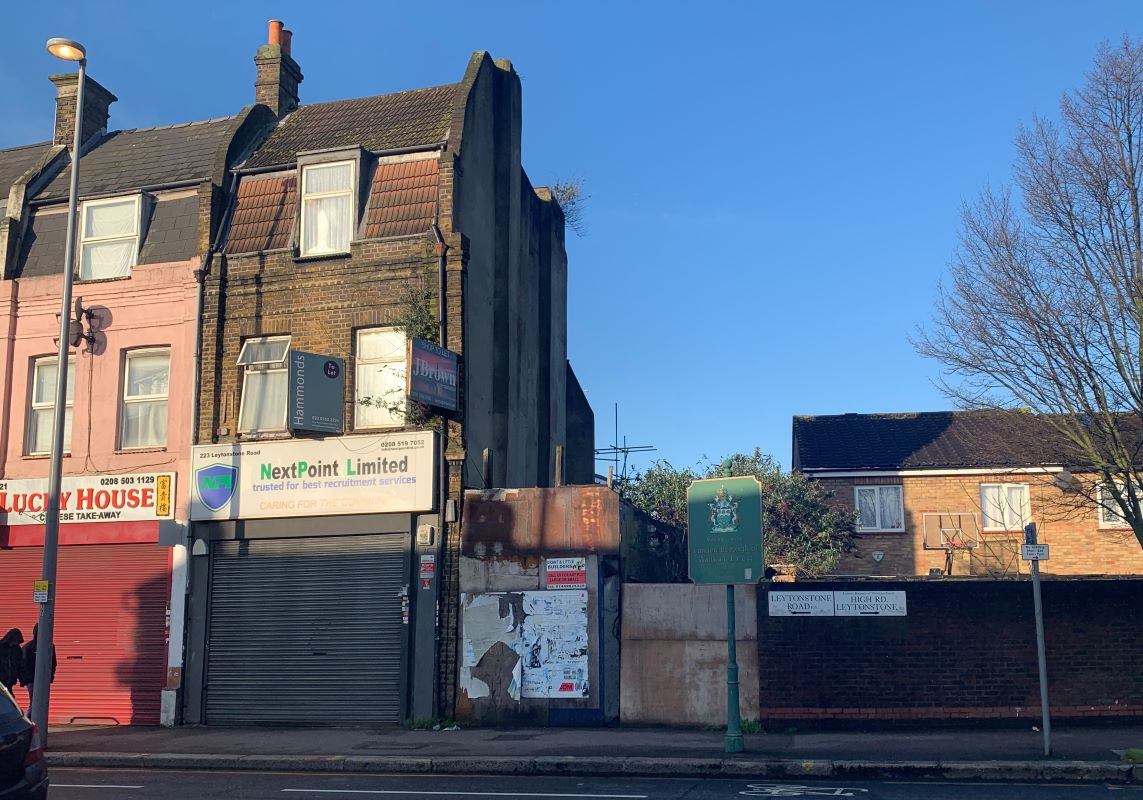 Land Adjacent to 223 Leytonstone Road, Leytonstone, London, E15 1LN