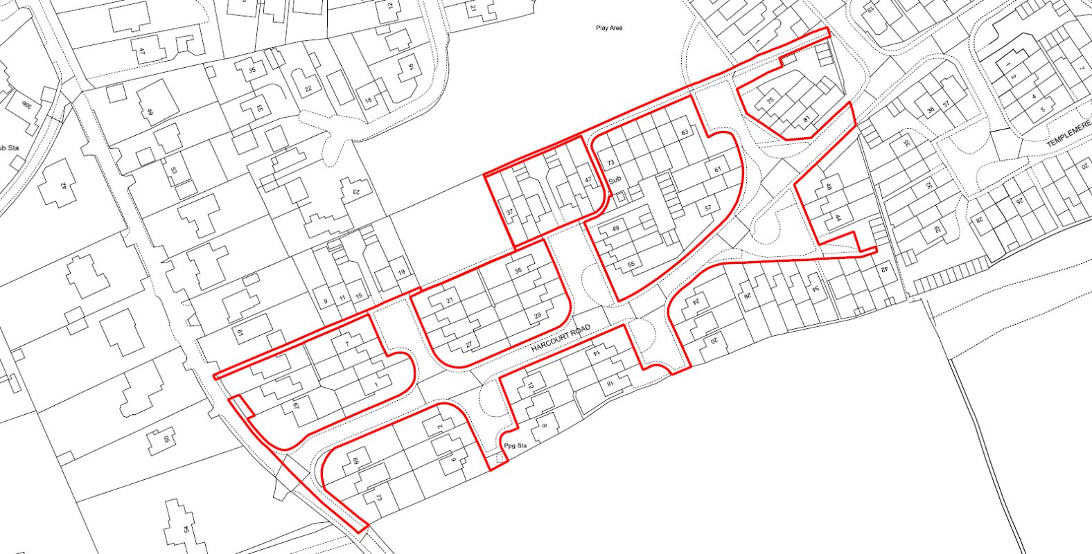 Land at Harcourt Road, Fareham, Hampshire, PO14 3AZ