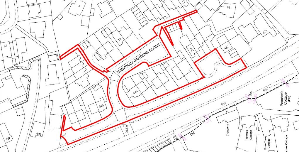 Land at Trentham Gardens Close, Stoke-on-Trent, Staffordshire, ST4 8NT