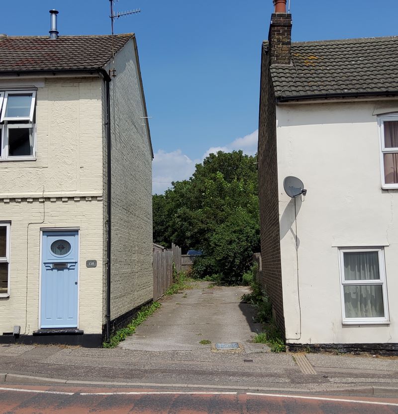 Land between 137 and 138 Hythe Hill, Colchester, Essex, CO1 2NF