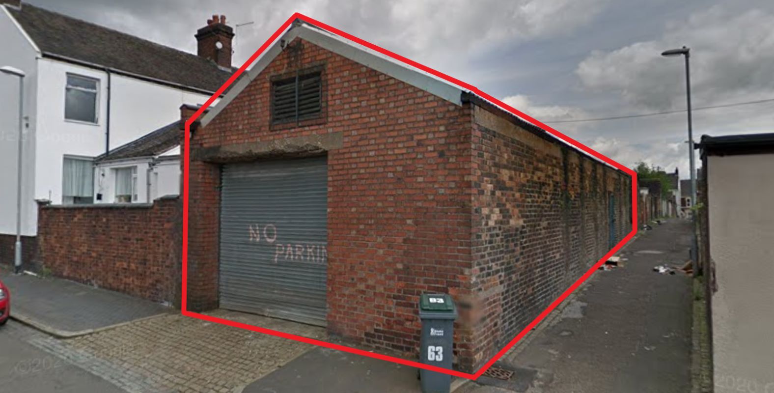 Garage at 14 Grafton Street, Stoke-on-Trent, Staffordshire, ST1 2HN