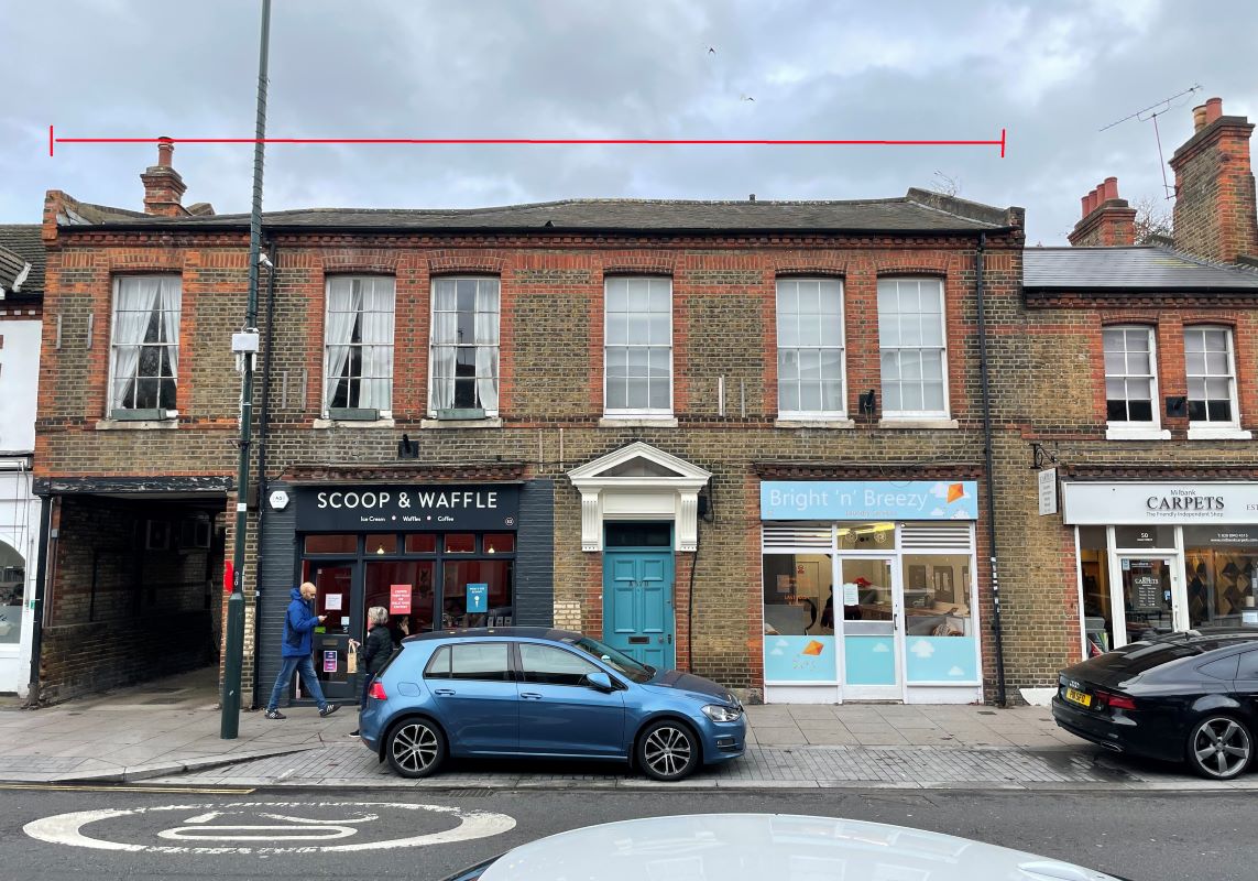 Roof Space at 52 High Street, Hampton Hill, Hampton, Middlesex, TW12 1PD