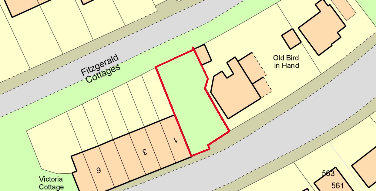 Land Adjacent to 1 Fitzgerald Cottages Main Road, Harwich, Essex, CO12 4NJ