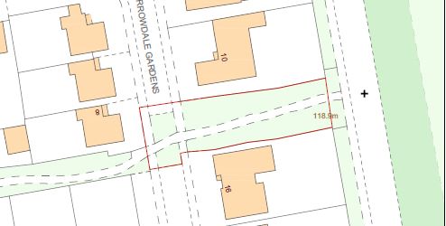 Land Adjacent to 10 Borrowdale Gardens, Camberley, Surrey, GU15 1QZ