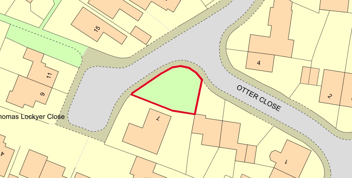 Land Adjoining 7 Otter Close, Verwood, Dorset, BH31 6NY