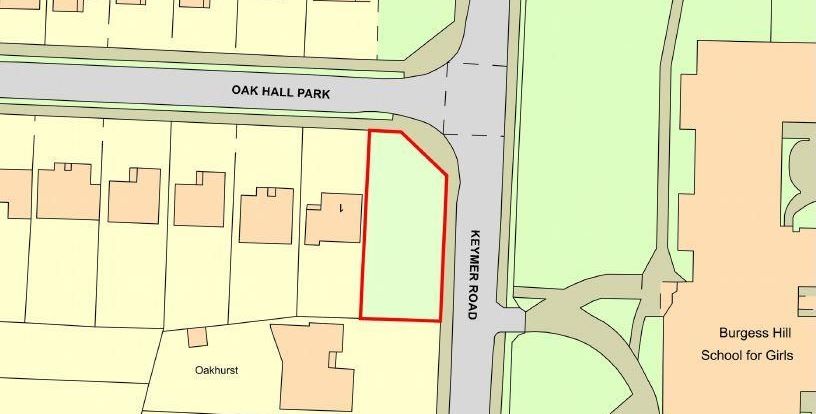 Land Adjacent to 1 Oak Hall Park, Burgess Hill, West Sussex, RH15 0DH