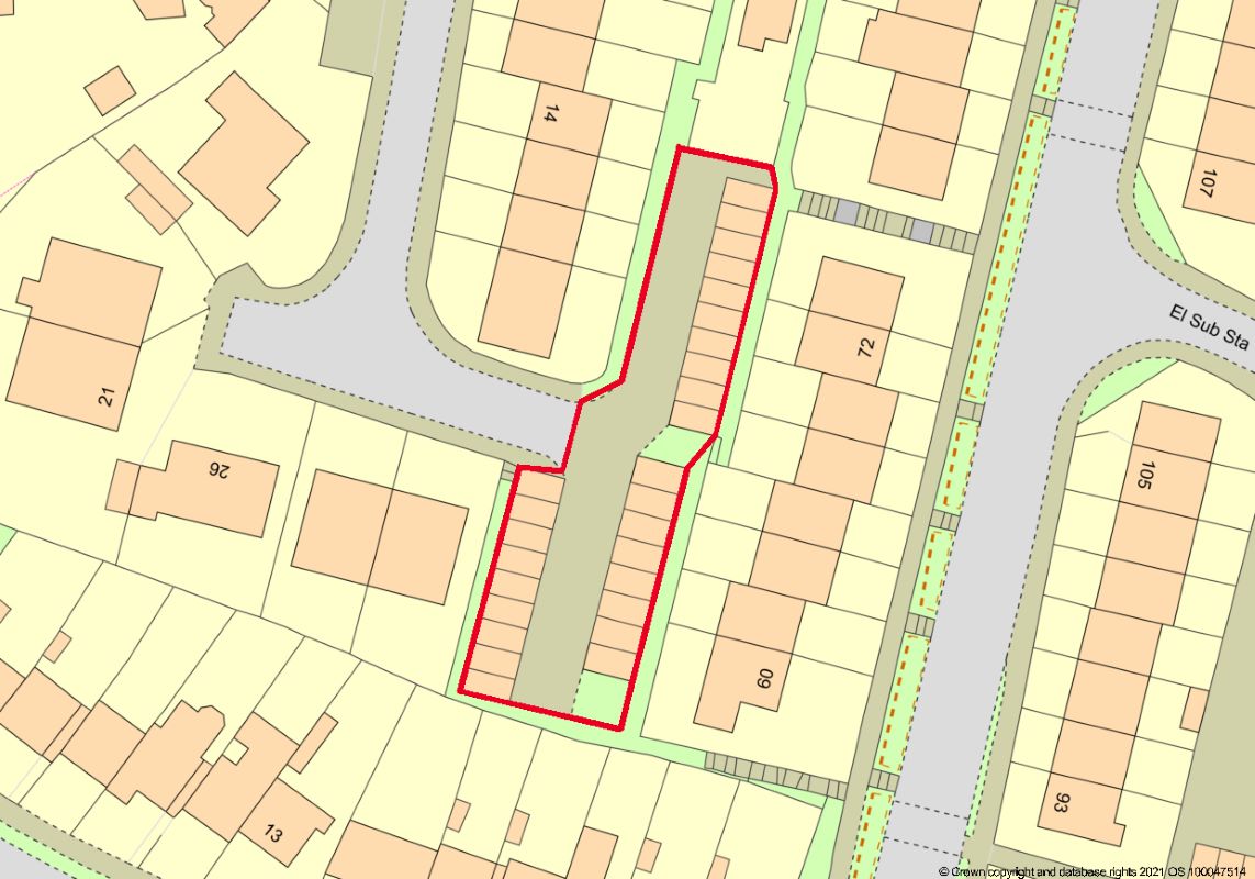 Freehold of 27 Garages at Shakespeare Drive, Torquay, Devon, TQ2 6BY