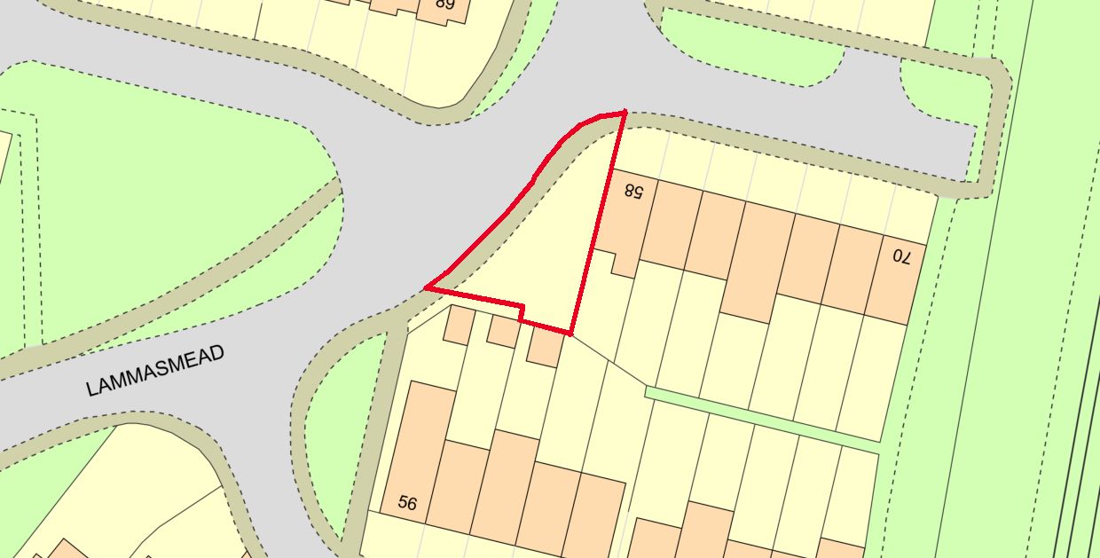 Land Adjacent to 58 Lammasmead, Buryholme, Broxbourne, Hertfordshire, EN10 6HY