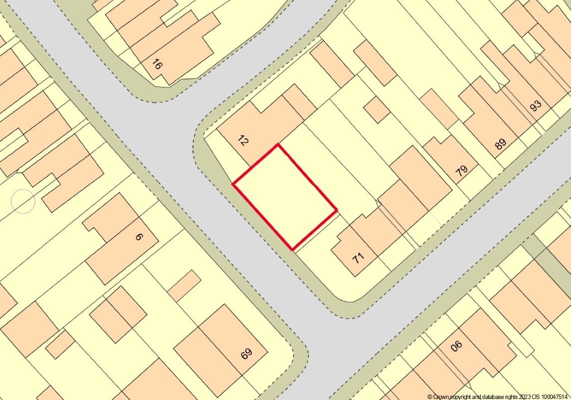 Land on the North Side of 71 Gardenia Avenue, Luton, Bedfordshire, LU3 2NR