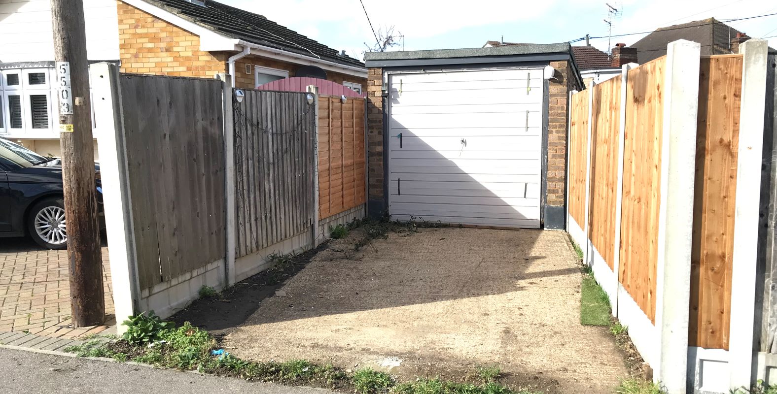 Garage at 2 Letzen Road, Canvey Island, Essex, SS8 9AW