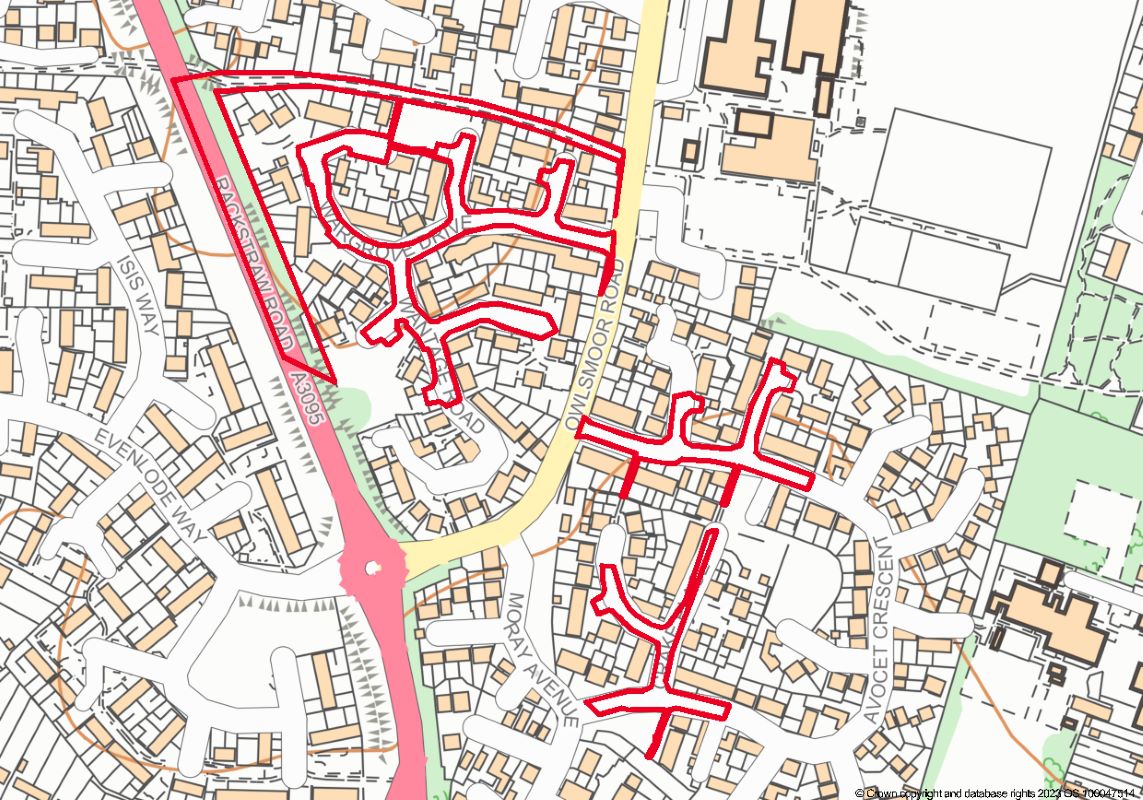 Land and Roadways at Bittern Close, College Town, Sandhurst, Berkshire, GU47 0XP