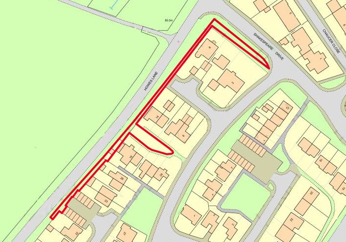 Land Opposite 14 Dryden Avenue, Bicester, Oxfordshire, OX26 2NJ