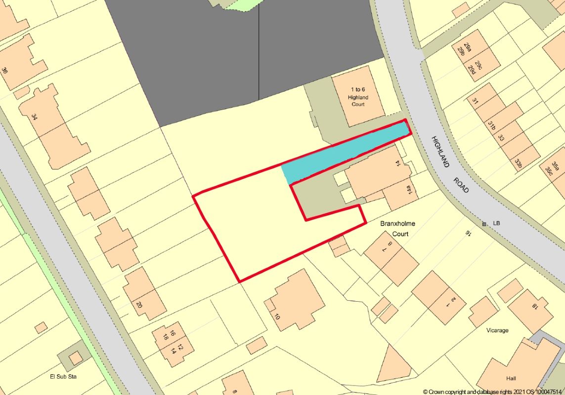 Land at 14 Highland Road, Bromley, Kent, BR1 4AD