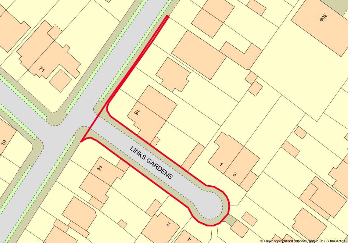 Land and Roadways at Links Gardens, Streatham, London, SW16 3JW