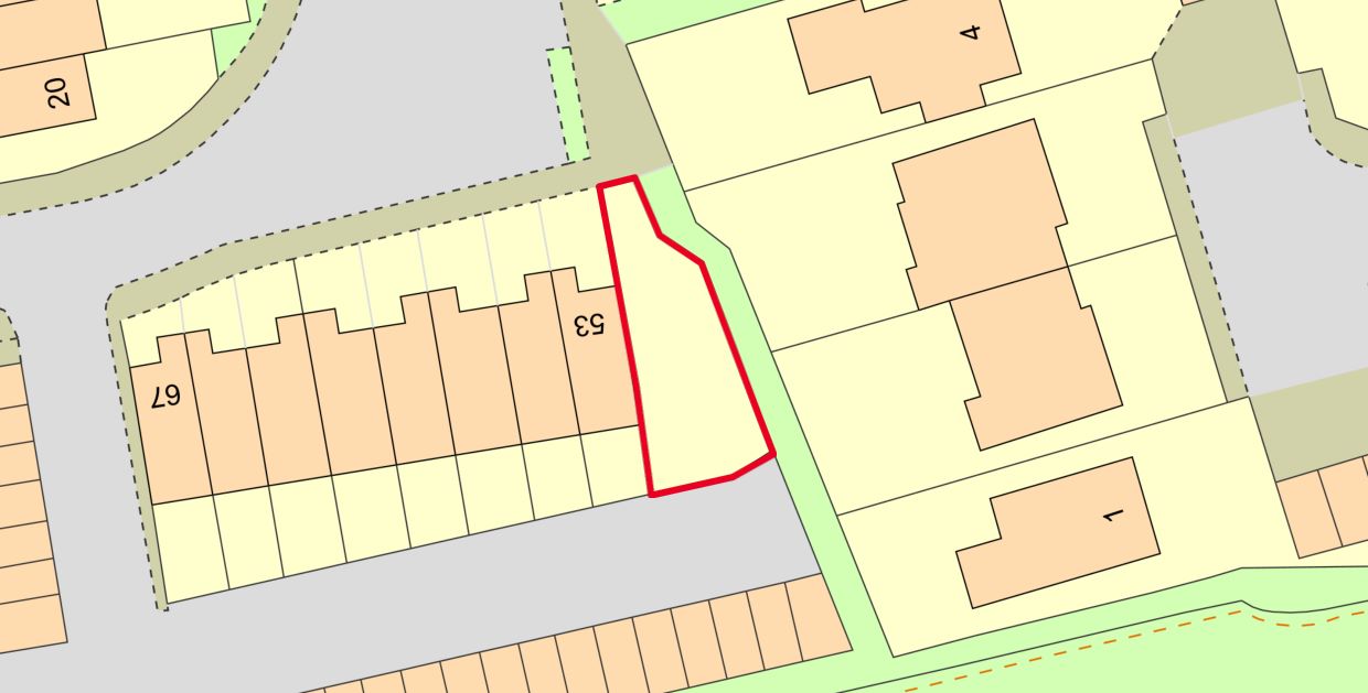 Land Adjacent to 53 Fotherby Court, Maidenhead, Berkshire, SL6 1SU