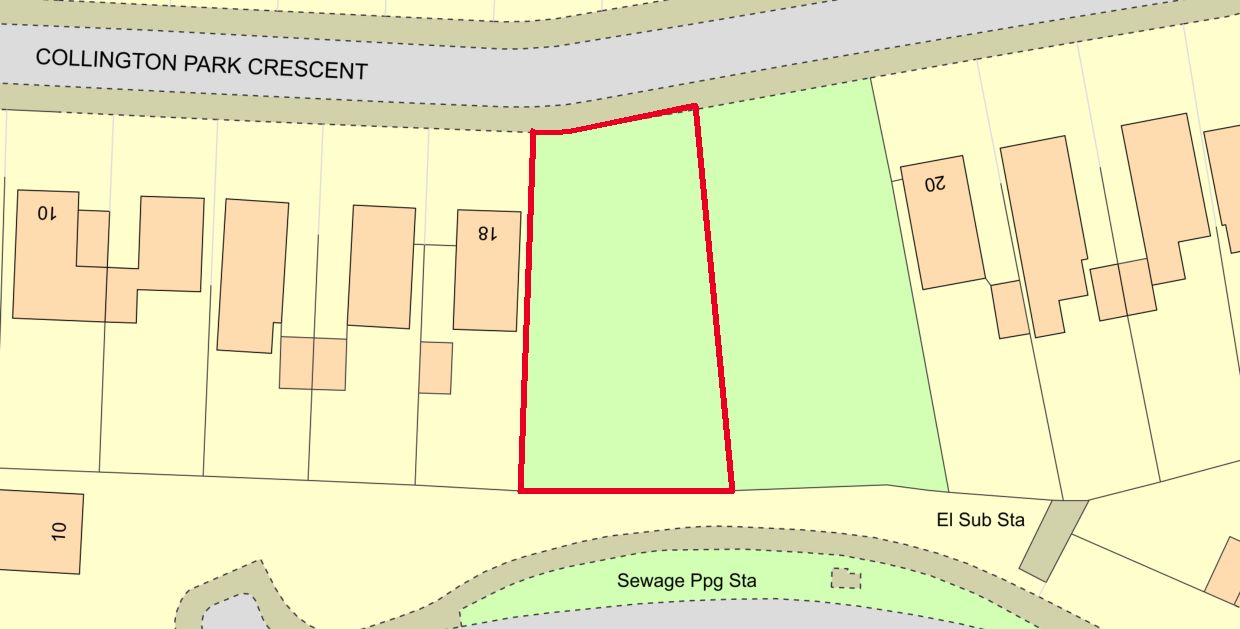 Land Adjacent 18 Collington Park Crescent, Bexhill-on-Sea, East Sussex, TN39 3RF