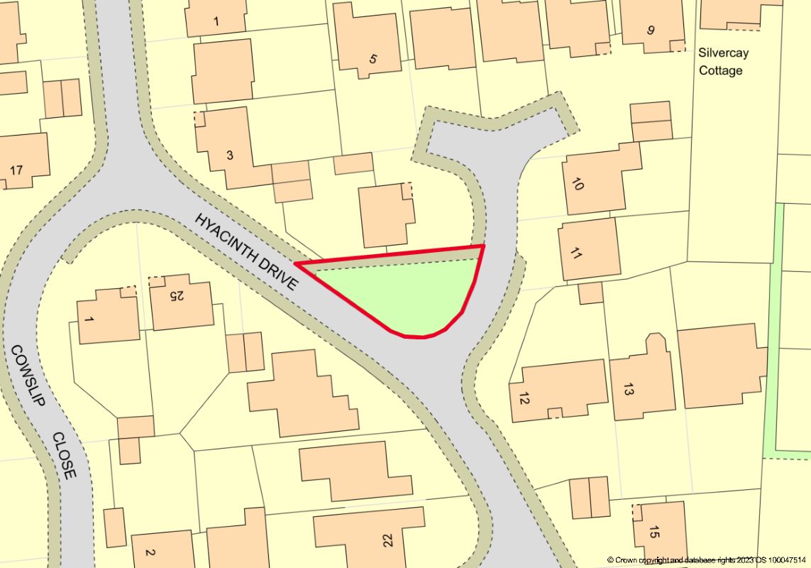 Land on the South Side of 4 Hyacinth Drive, Uxbridge, Middlesex, UB10 9QW