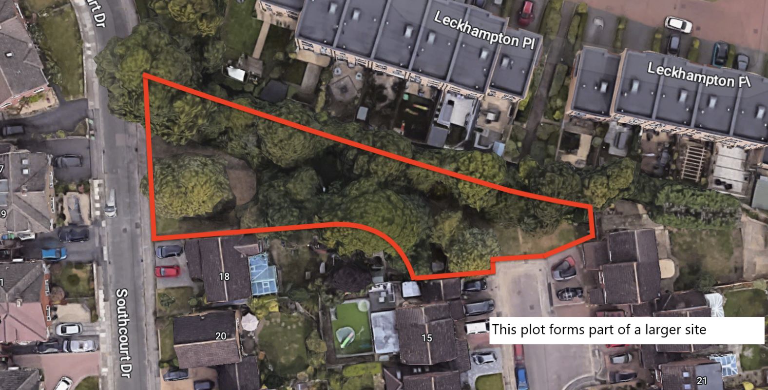 Land on the East Side of Southcourt Drive, Cheltenham, Gloucestershire, GL53 0DW