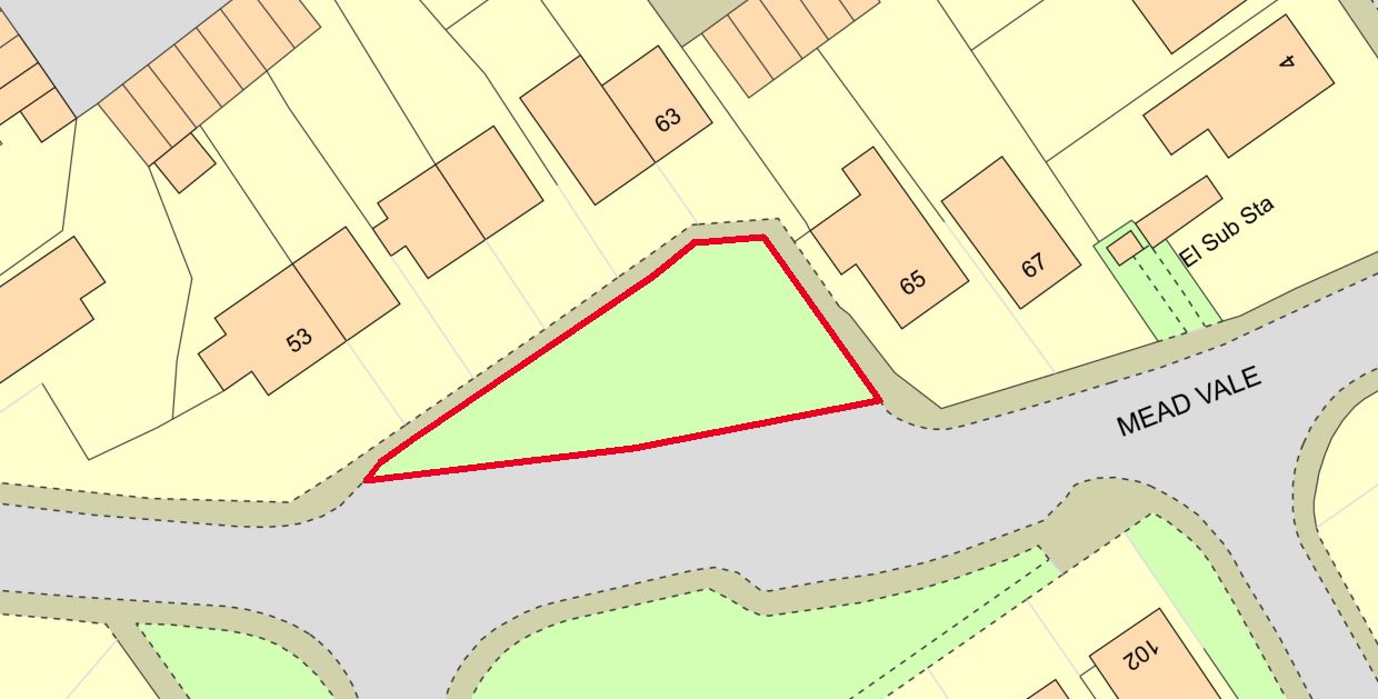 Land Adjacent to 65 Mead Vale, Weston-super-Mare, Avon, BS22 8SG