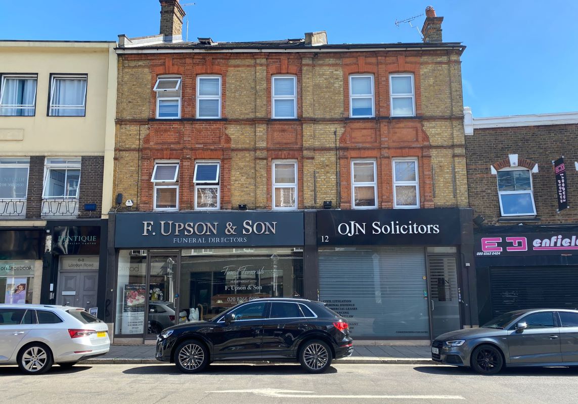 Unit on the First Floor Above the Rear of, 10-12 London Road, Enfield, Middlesex, EN2 6EB