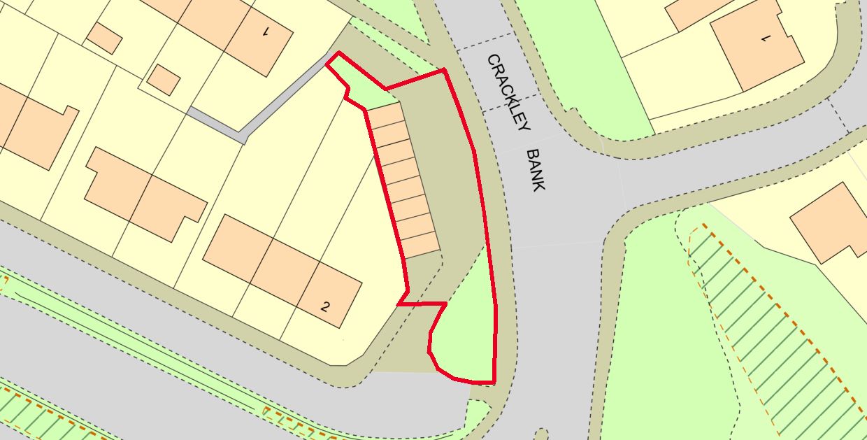 Land and Garages at Cedar Road, Newcastle, Staffordshire, ST5 7BZ