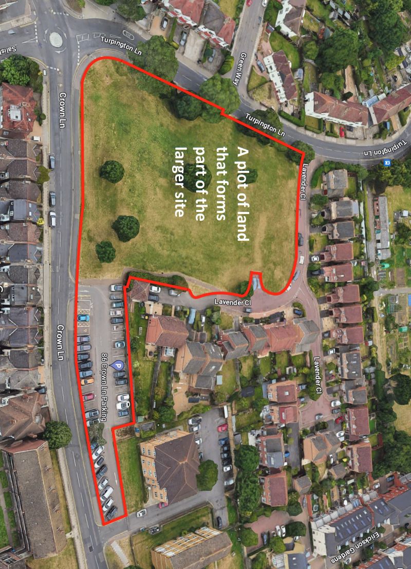 Land On The South Side Of Crown Lane, Bromley, Kent, BR2 9TG