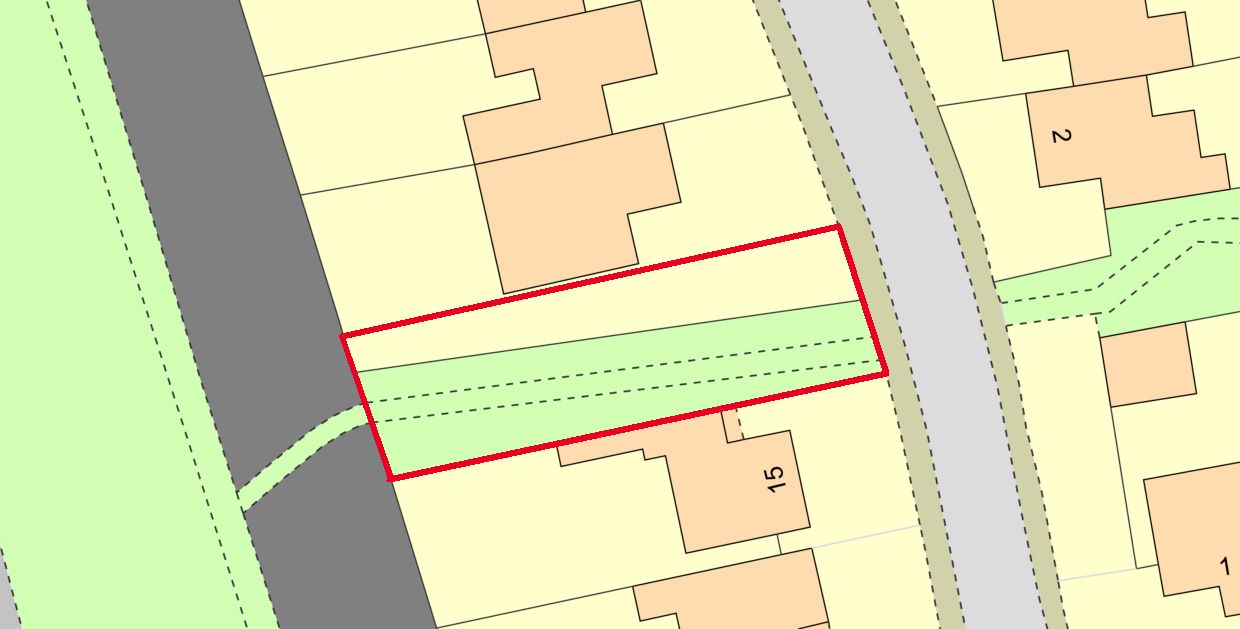 Land at 15 & 17 Buttermere Drive, Camberley, Surrey, GU15 1QU