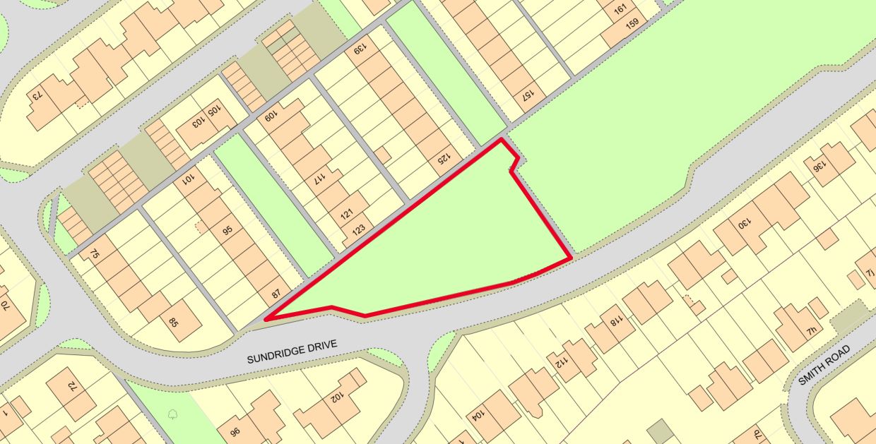 Land Adjacent to 123 Sundridge Drive, Chatham, Kent, ME5 8JE