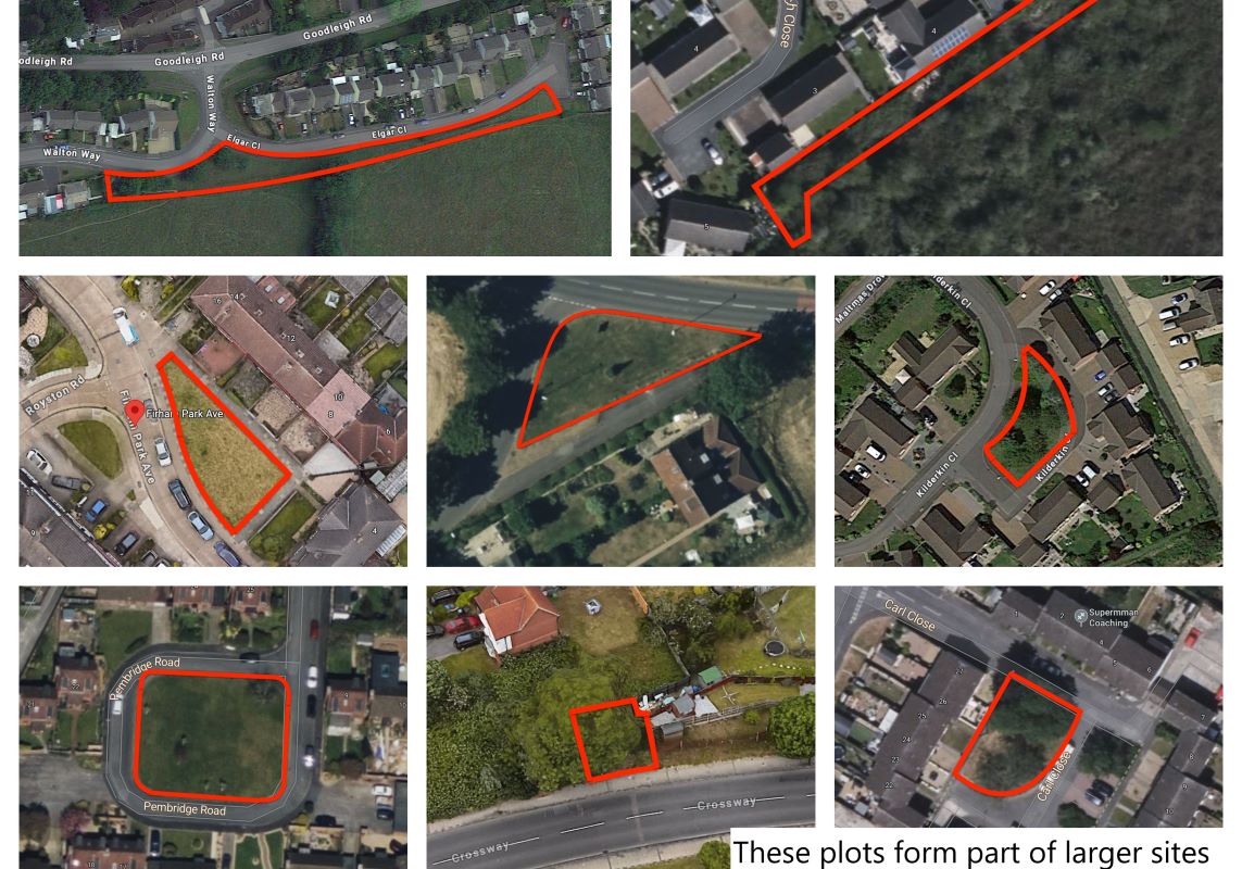 Portfolio of Thirty One Land Plots and Roadways