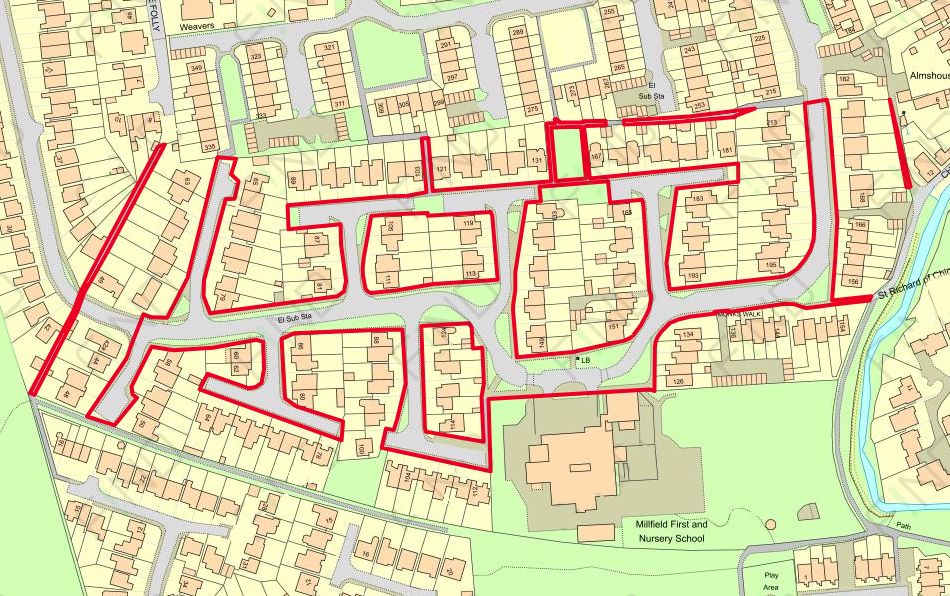 Land on the West Side of Monks Walk, Buntingford, Hertfordshire, SG9 9DP