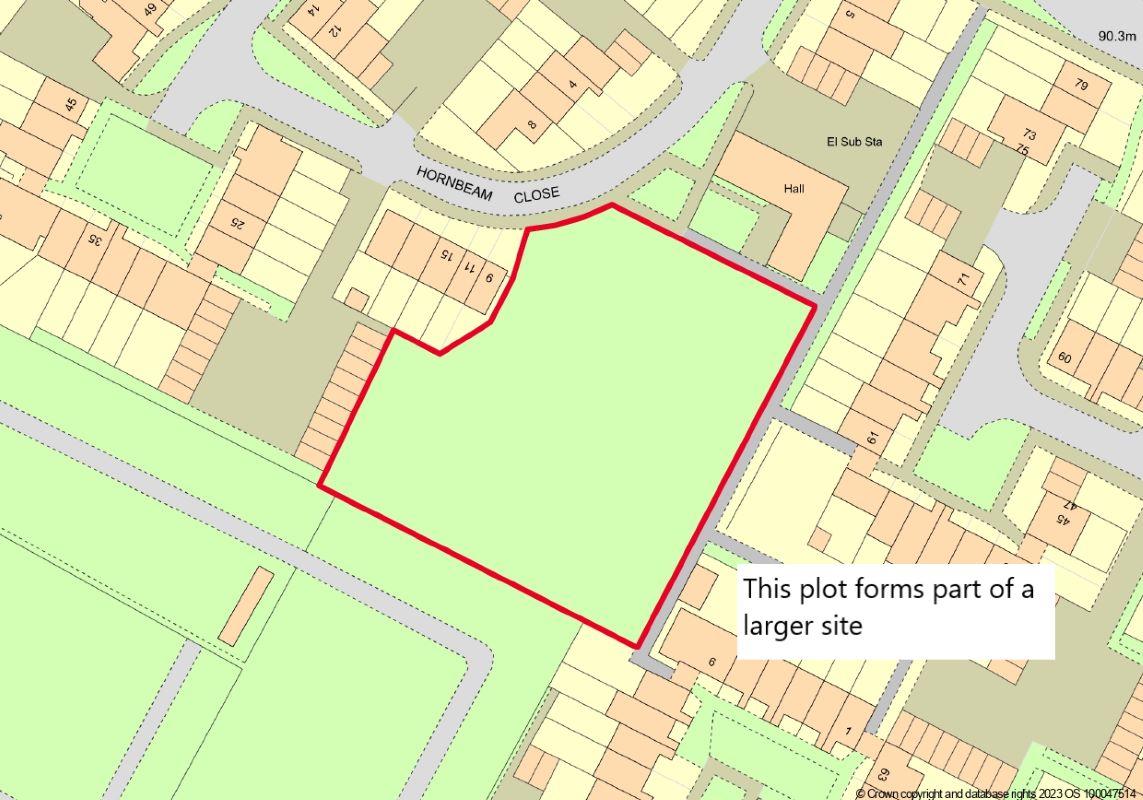 Land and Roadways at Hornbeam Close, Leighton Buzzard, Bedfordshire, LU7 3FE