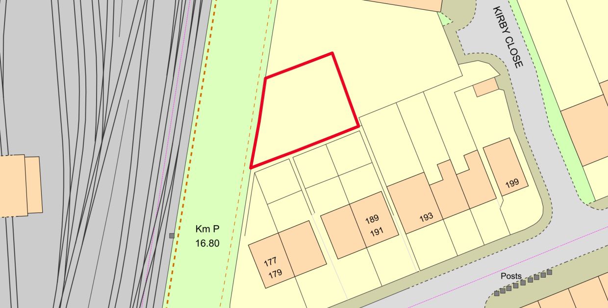 Land at Kirby Close, Ilford, Essex, IG6 3AB