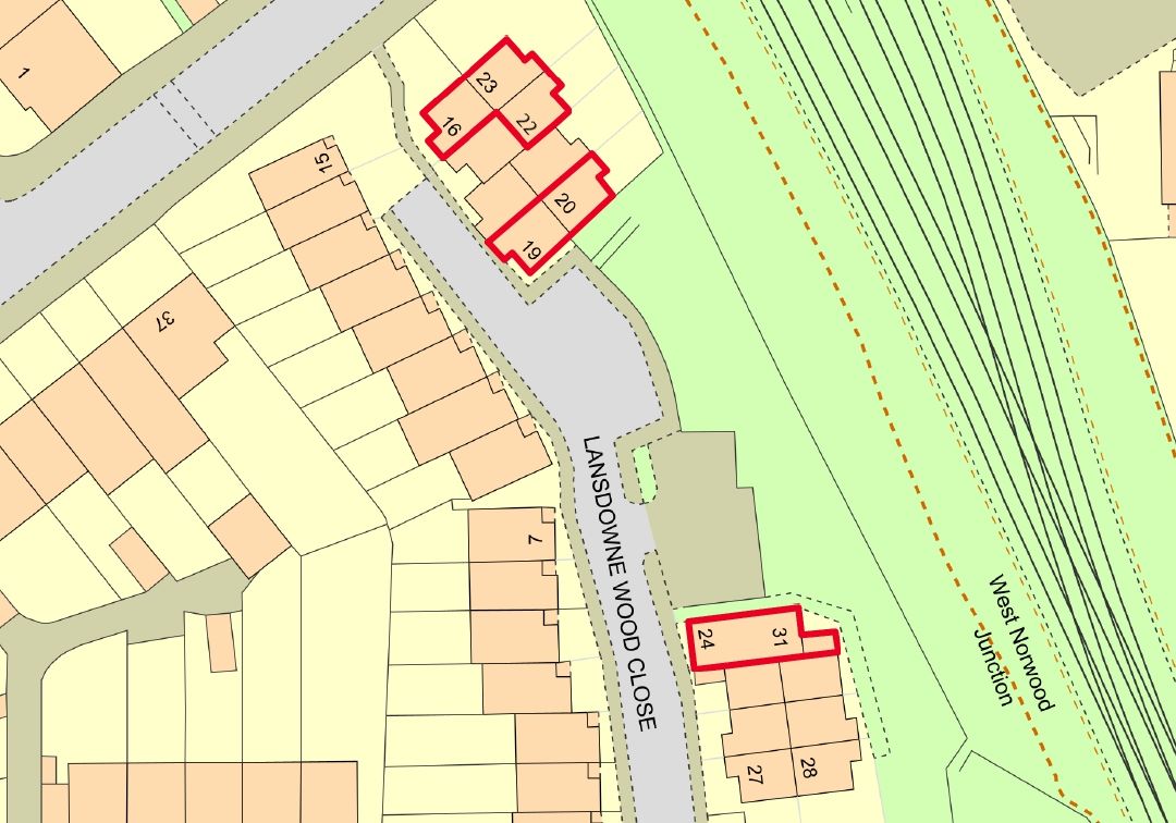 Freehold of 7 Houses at Lansdowne Wood Close, West Norwood, London, SE27 0BY