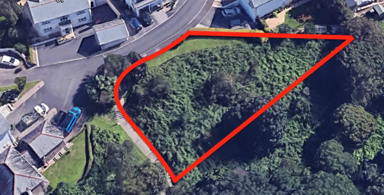 Part of Land on the East Side of South Street, St. Austell, Cornwall, PL25 5BN
