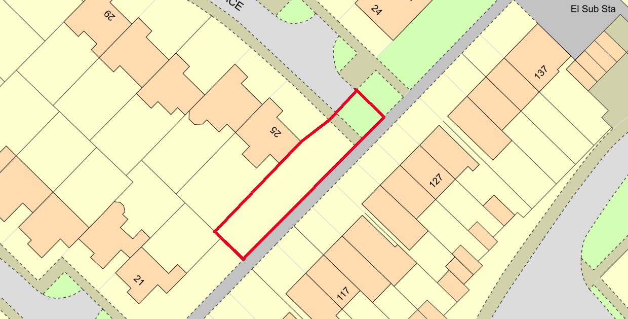 Land Adjacent to 25 Lindum Place, St. Albans, Hertfordshire, AL3 4JJ