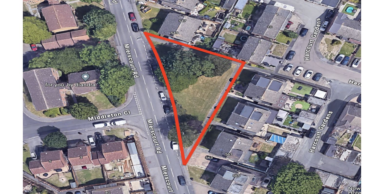 Part of Land on the North Side of Mierscourt Road, Rainham, Gillingham, Kent, ME8 8RD