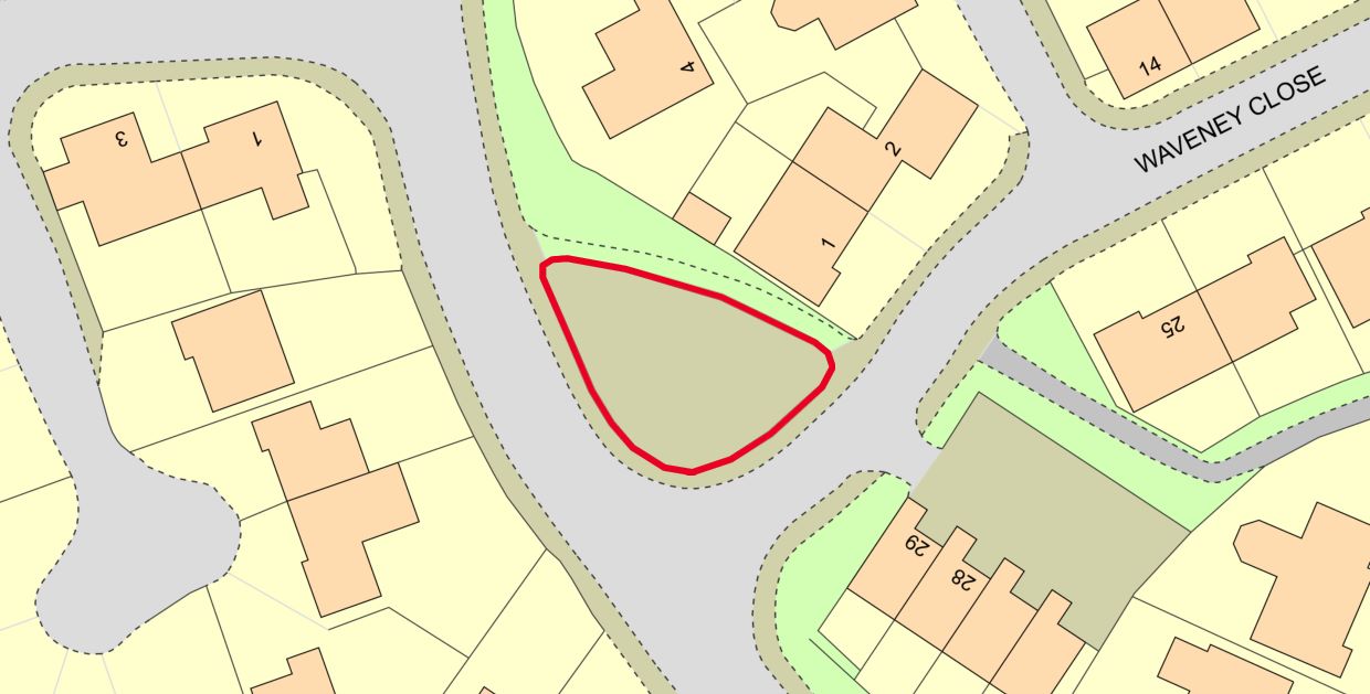 Land Adjacent to 1 Waveney Close, Bicester, Oxfordshire, OX26 2GP