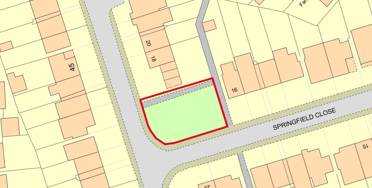 Land at Springfield Close, The Reddings, Cheltenham, Gloucestershire, GL51 6SE