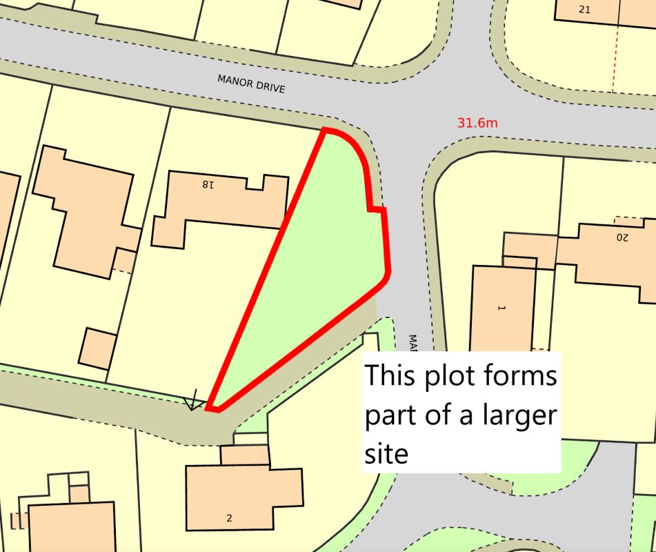 Land On The South Side Of Manor Drive, Taunton, Somerset, TA1 4RS