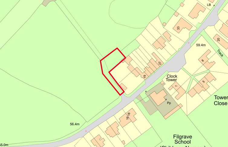 Land to the North and West of 19 Filgrave, Newport Pagnell, Buckinghamshire, MK16 9ET