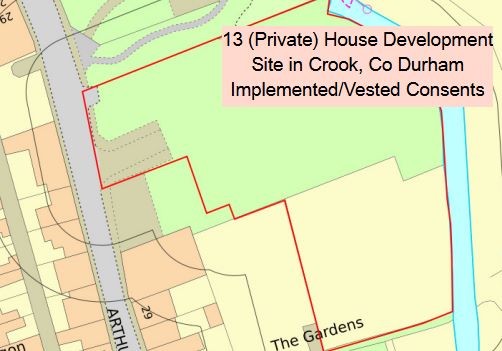 Land to the East of Arthur Street, Crook, County Durham, DL15 9DU