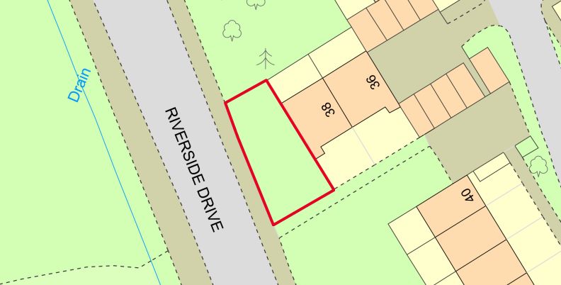 Land Adjacent to 38 Kingfisher Drive, Richmond, Surrey, TW10 7UD