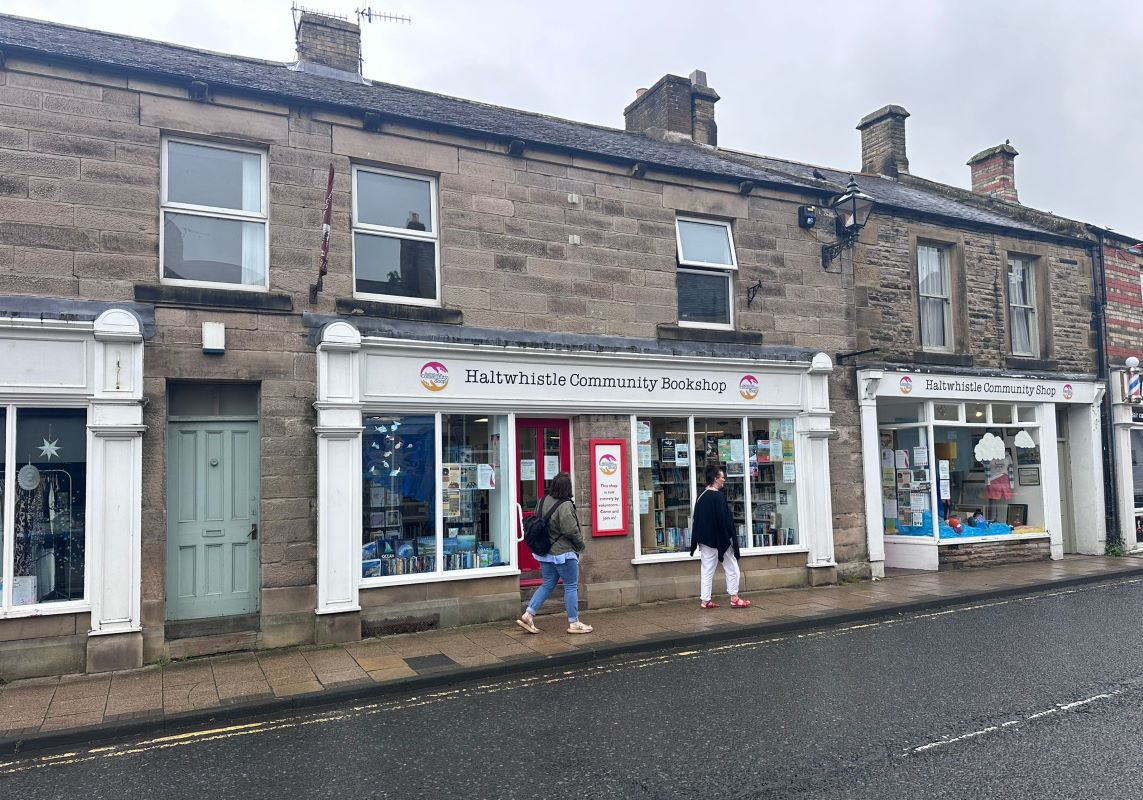The Haltwhistle Bookshop, The Salon, and First Floor Flat at 1 and 1A Westgate, Haltwhistle, Northumberland, NE49 9AF
