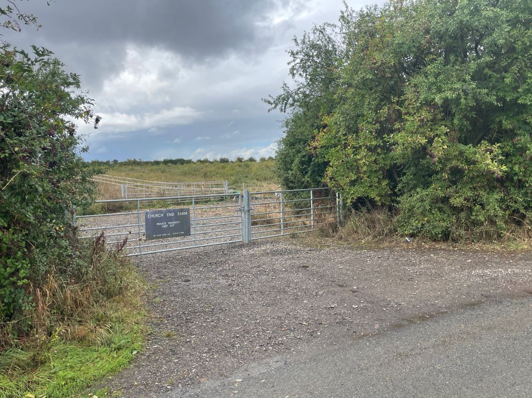 Paddock at Church End Farm, Church End, Thurleigh, Bedfordshire, MK44 2DA