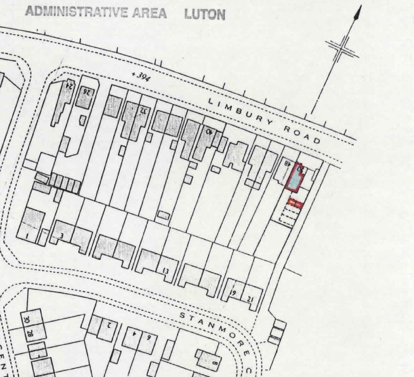 Building & Land rear of 50 Limbury Road, Luton, Bedfordshire, LU3 2PL