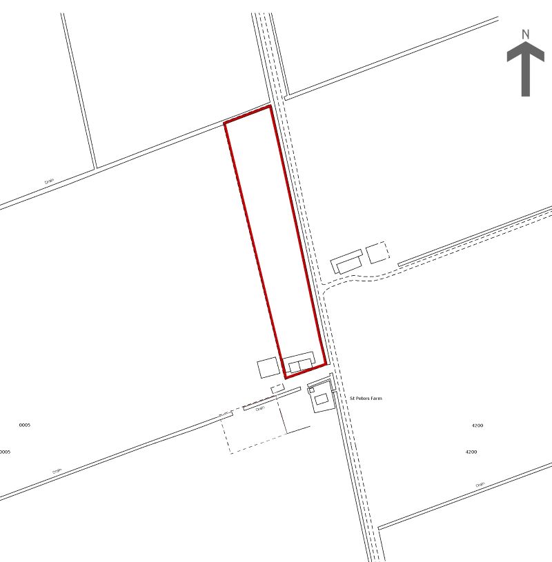 Land and Barns Adjacent to St Peters Farm, Middle Drove, Wisbech, Cambridgeshire, PE14 8JT